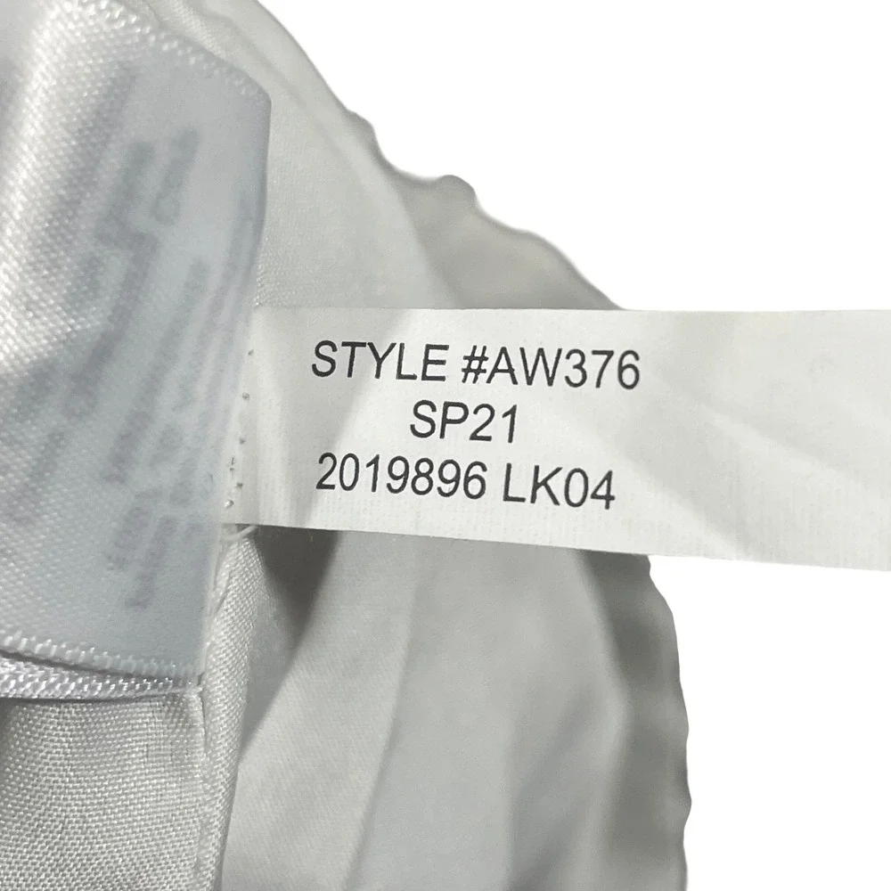 NWT J. Crew Gingham Linen Cotton Holland Pants‎ AW376 Blue White Size 10